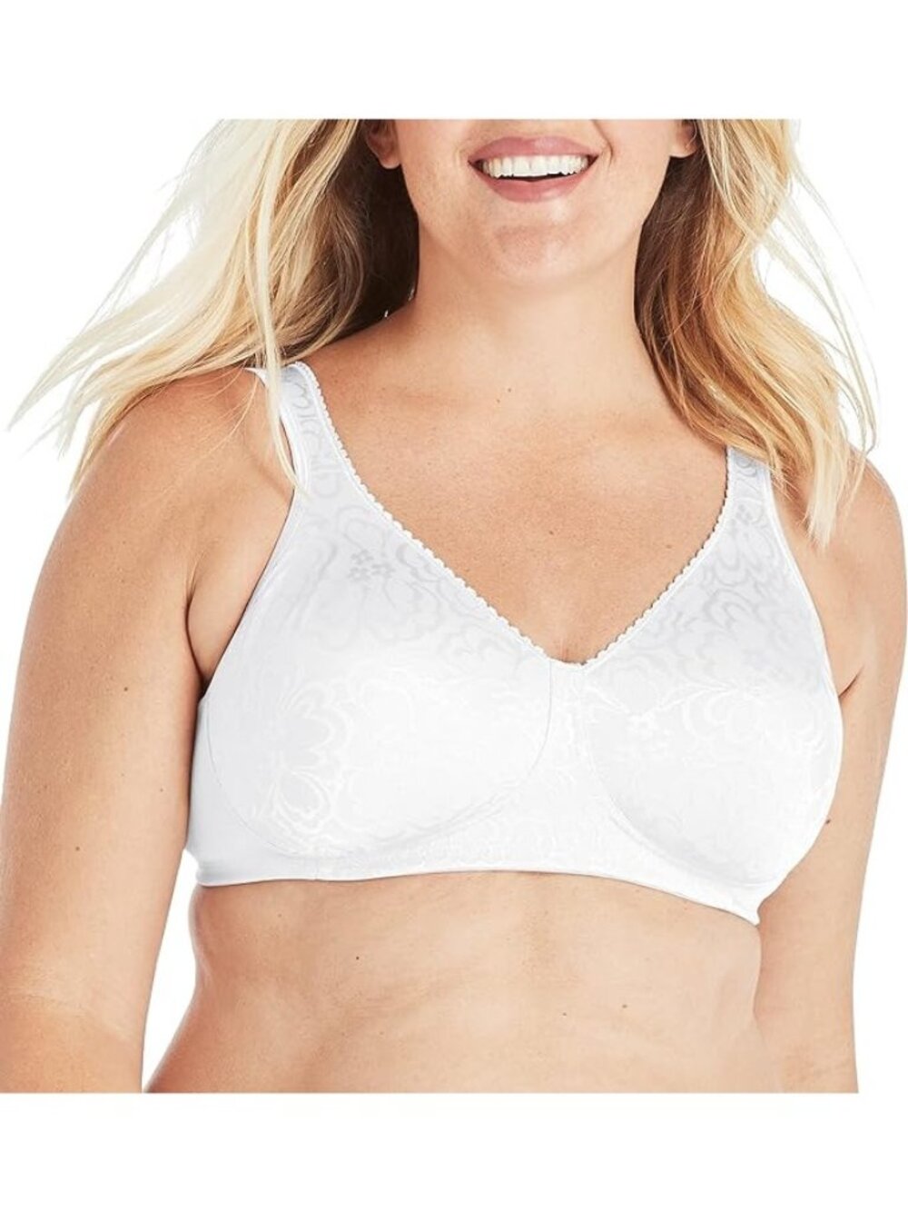 Playtex  Ultimate Lift & Support Wireless Bra 4745 White 34C NWOT